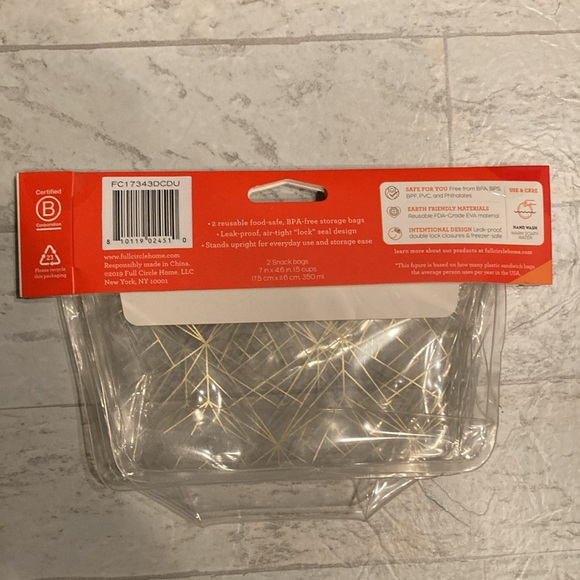 Ziptuck Sustainable Reusable Snack Bags & Sandwich Bag Bundle - Picture 8 of 16